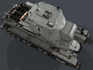 BT 42 Tank 3D Model