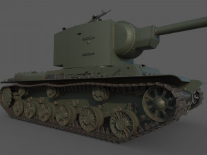 KV 2 model 1940 3D Model