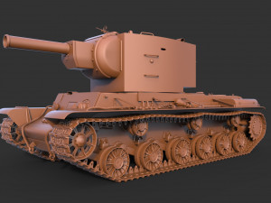 KV 2 model 1940 3D Model