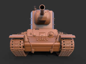 KV 2 model 1940 3D Model