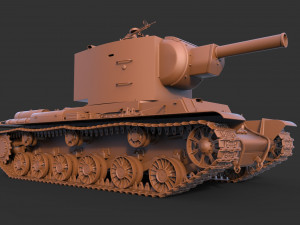 KV 2 model 1940 3D Model