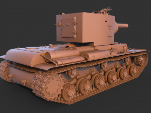 KV 2 model 1940 3D Model