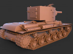 KV2 modelo 1940 Modelo 3D