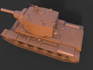 KV2 modelo 1940 Modelo 3D