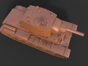 KV 2 model 1940 3D Model