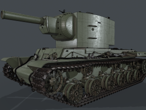 KV 2 model 1940 3D Model