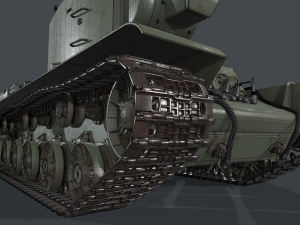 KV 2 model 1940 3D Model