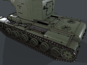 KV 2 model 1940 3D Model