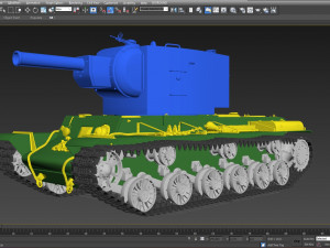KV 2 model 1940 3D Model