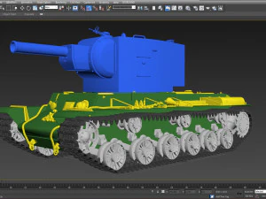 KV2 modelo 1940 Modelo 3D