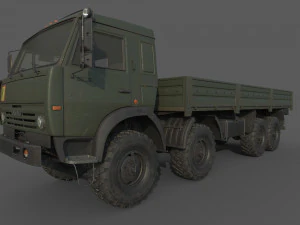 カマズ 6350 3Dモデル