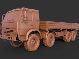 Kamaz 6350 3D Model