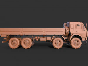 Kamaz 6350 3D Model