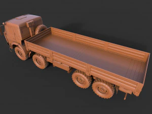 Kamaz 6350 3D Model