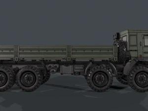 Kamaz 6350 3D Model