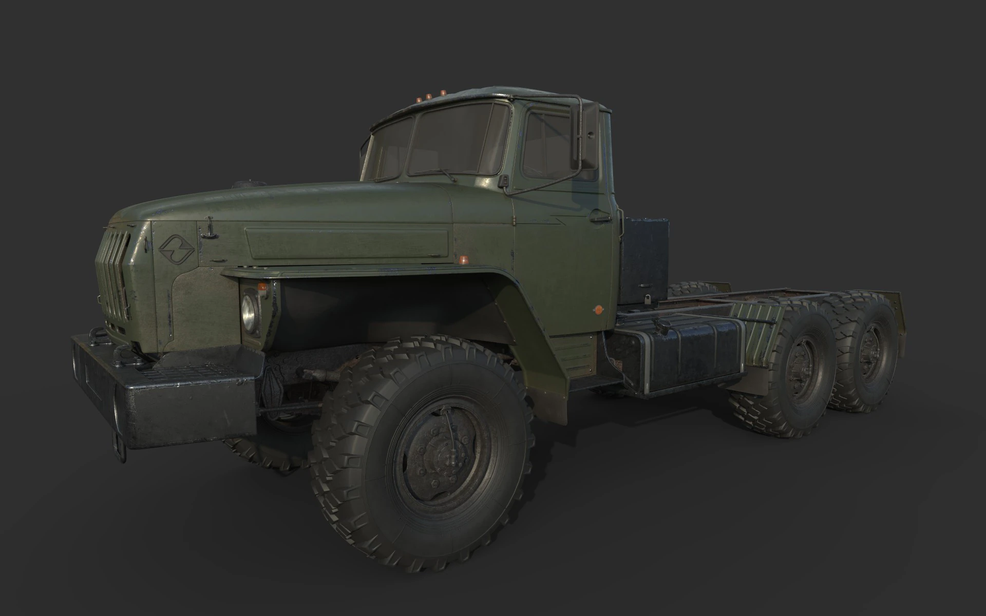URAL 44202 3D Model .c4d .max .obj .3ds .fbx .stl .blend 