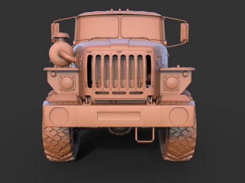 URAL 44202 3D Model