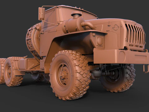 URAL 44202 3D Model