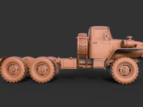 URAL 44202 3D Model