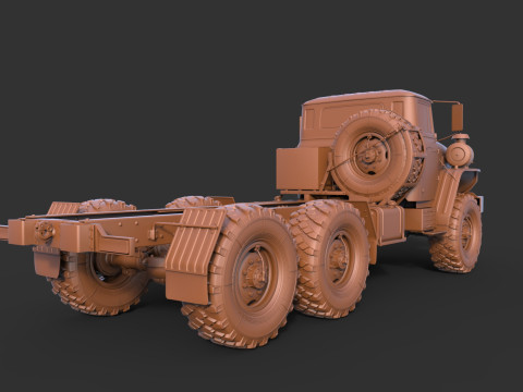 URAL 44202 3D Model