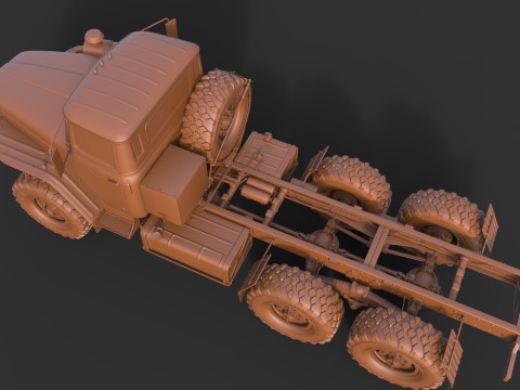 URAL 44202 3D Model