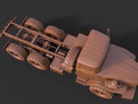 URAL 44202 3D Model