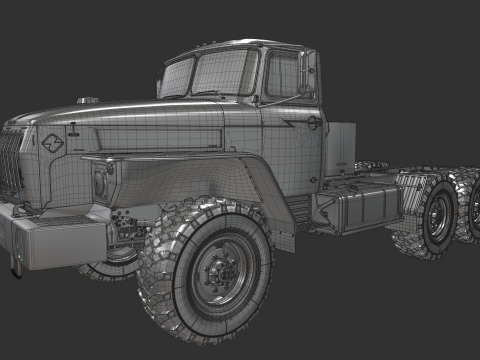 URAL 44202 3D Model