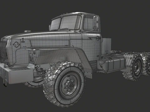 URAL 44202 3D Model