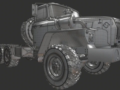 URAL 44202 3D Model