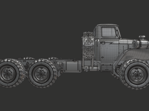 URAL 44202 3D Model