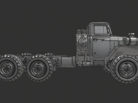URAL 44202 3D Model