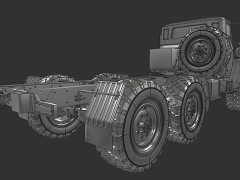 URAL 44202 3D Model