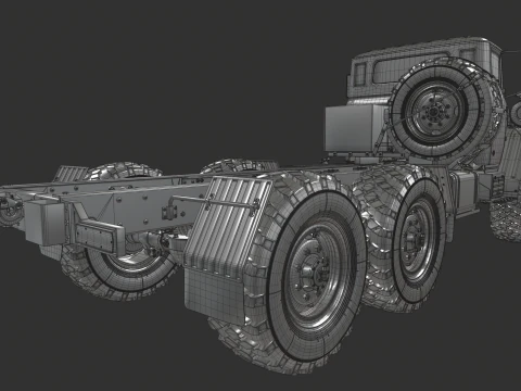 URAL 44202 3D Model