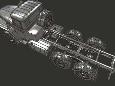 URAL 44202 3D Model