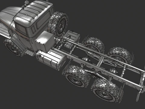 URAL 44202 3D Model