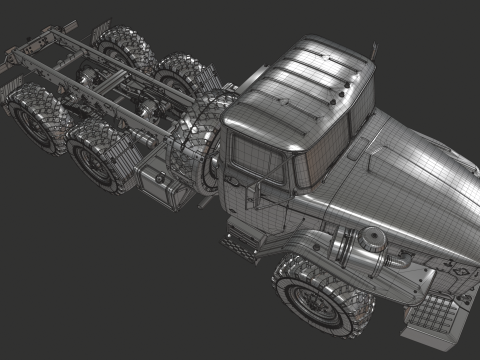 URAL 44202 3D Model