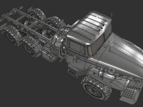 URAL 44202 3D Model