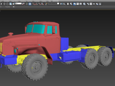URAL 44202 3D Model