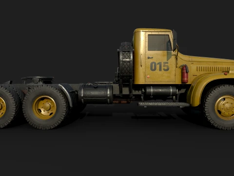 Kraz 258 3D Model