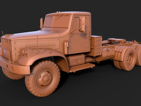 Kraz 258 3D Model