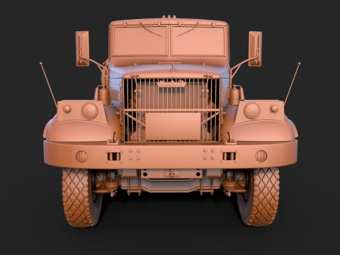 Kraz 258 3D Model