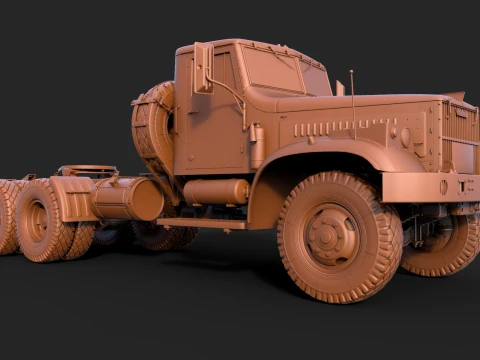 Kraz 258 3D Model