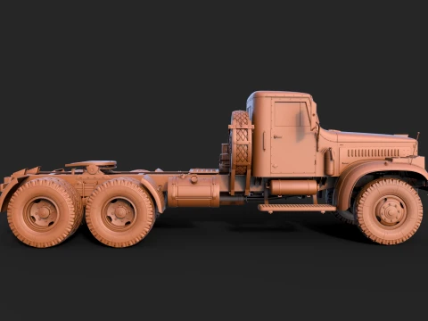 Kraz 258 3D Model