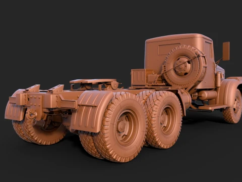 Kraz 258 3D Model