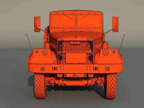 Kraz 258 3D Model