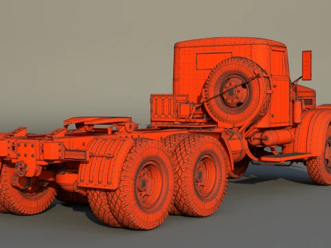 Kraz 258 3D Model