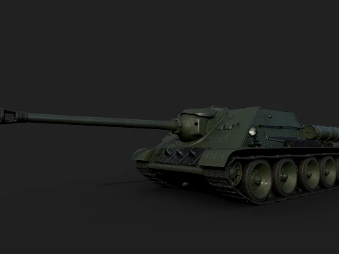 Su 122P Modelo 3D