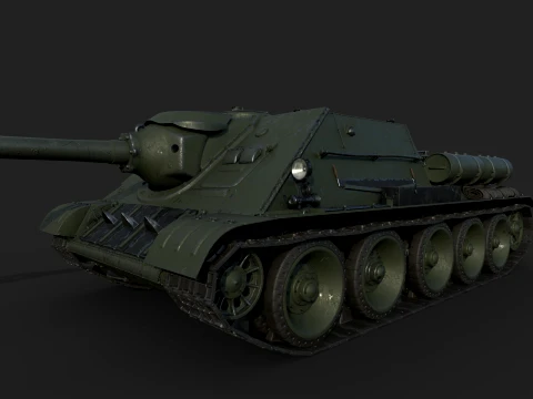 Su 122P 3D Model