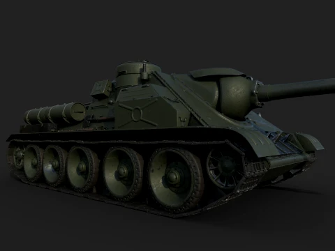 Su 122P 3D Model