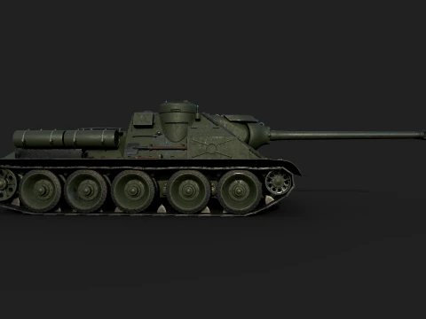 Su 122P 3D Model